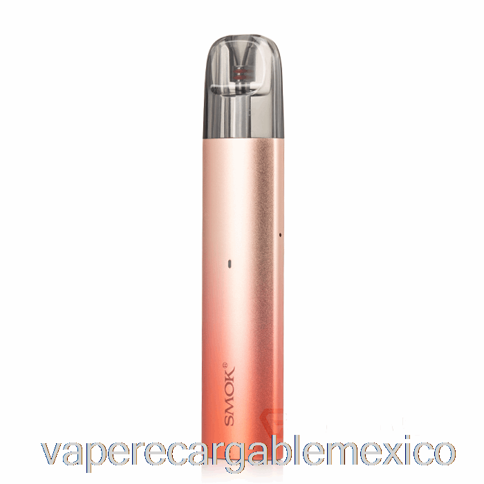 Vape Recargable Smok Solus 16w Pod Kit Dorado Rojo